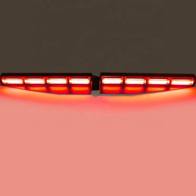 Red color visor lightbar 32W with COB lens