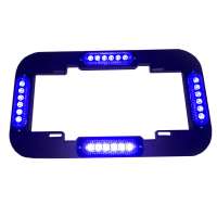 Biaochi 24LED waterproof license plate blue led caution light for all cars