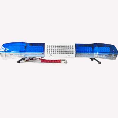 Customize police lights 120W 120cm 48" 12V siren control blue led police warning light bar with built in speaker