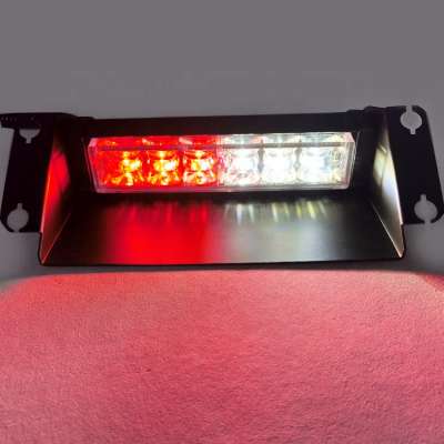 Red and White colors dash deck warning lightbar